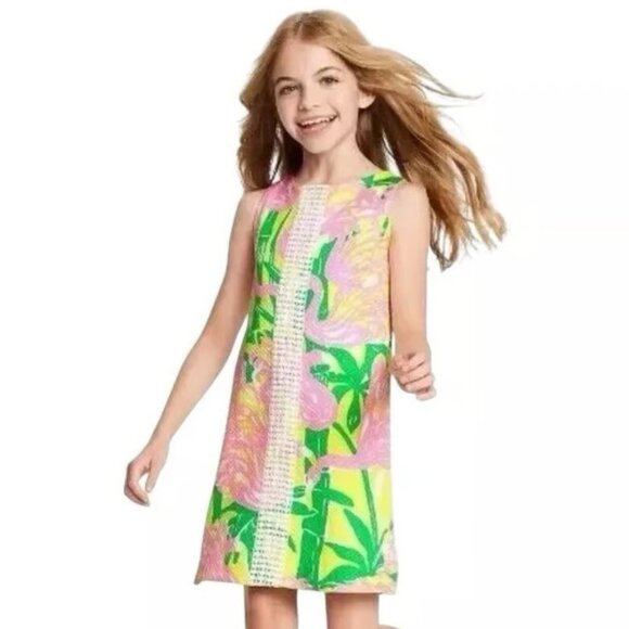 Lilly Pulitzer 20th Anniversary Flamingo Tropical Dress - Picture 1 of 13